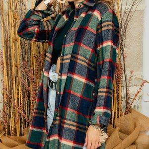 Adora Lumberjack Flannel Shacket